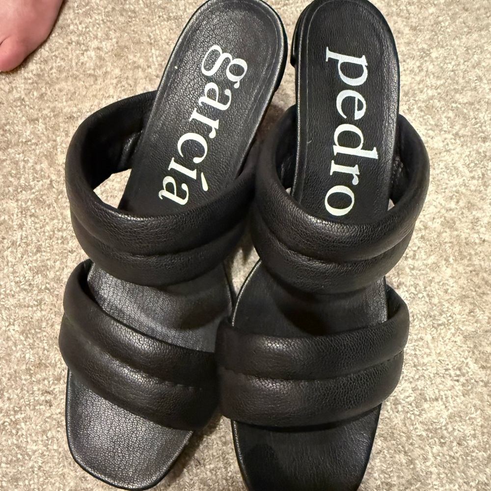 Pedro Garcia Elegant Black Sandals